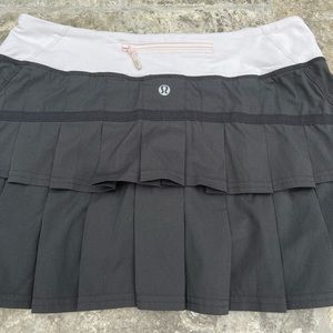 Lululemon run pace setter skirt baby/pale pink size 6 tennis skirt